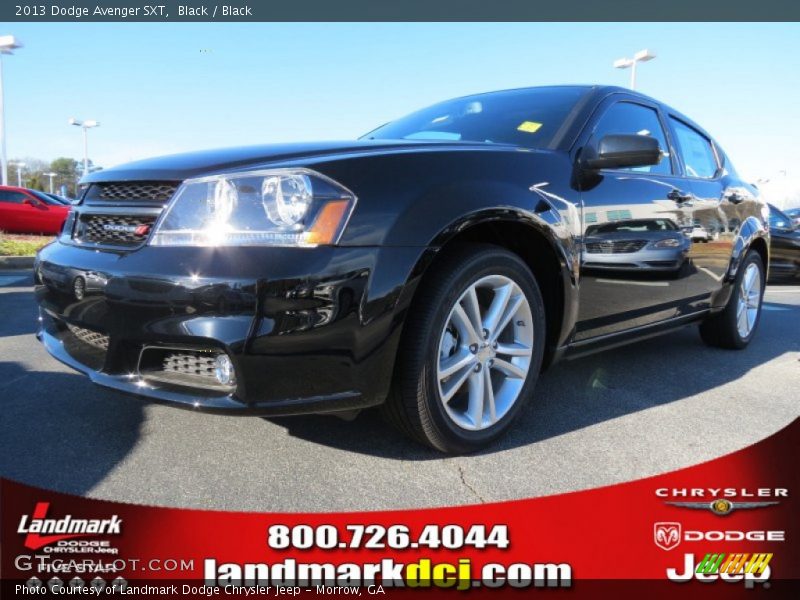 Black / Black 2013 Dodge Avenger SXT