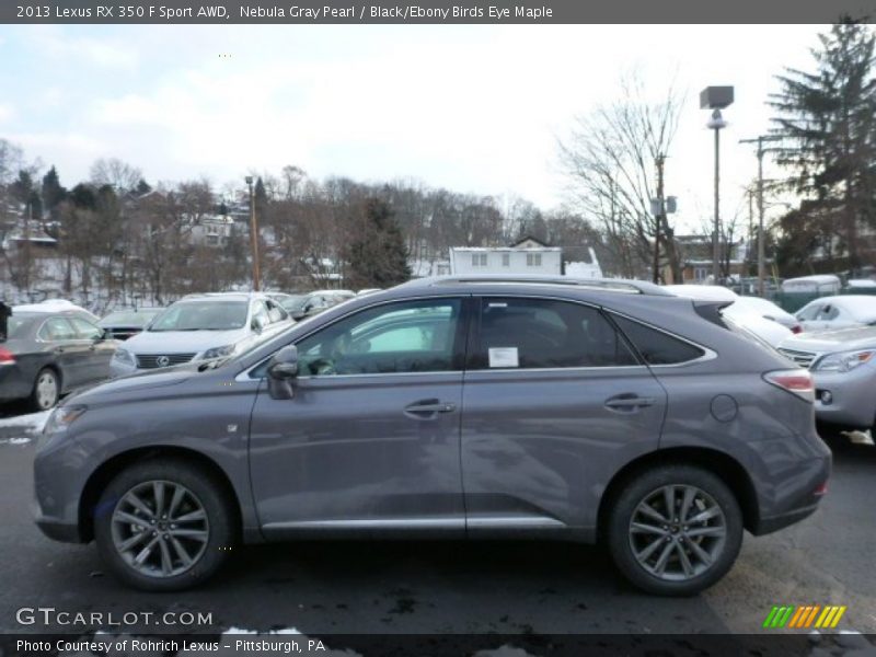  2013 RX 350 F Sport AWD Nebula Gray Pearl