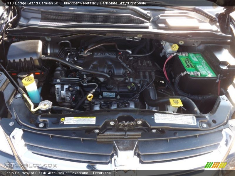 Blackberry Metallic / Dark Slate Gray/Light Shale 2010 Dodge Grand Caravan SXT