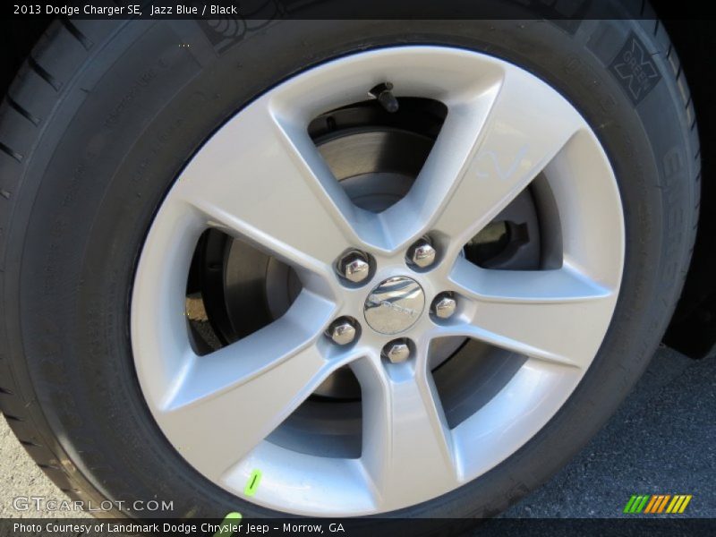 Jazz Blue / Black 2013 Dodge Charger SE