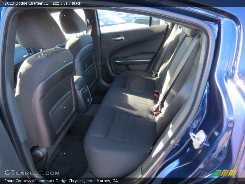 Jazz Blue / Black 2013 Dodge Charger SE