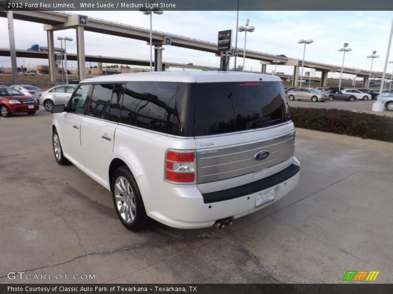 White Suede / Medium Light Stone 2012 Ford Flex Limited