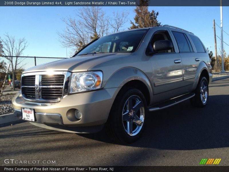 Light Sandstone Metallic / Khaki Two-Tone 2008 Dodge Durango Limited 4x4