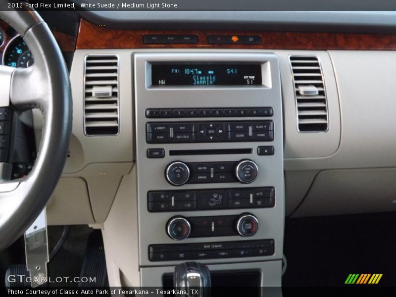 White Suede / Medium Light Stone 2012 Ford Flex Limited