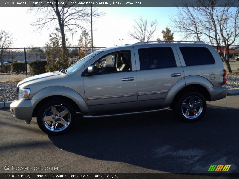 Light Sandstone Metallic / Khaki Two-Tone 2008 Dodge Durango Limited 4x4