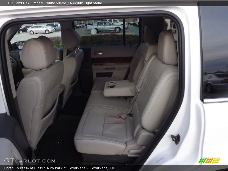 White Suede / Medium Light Stone 2012 Ford Flex Limited