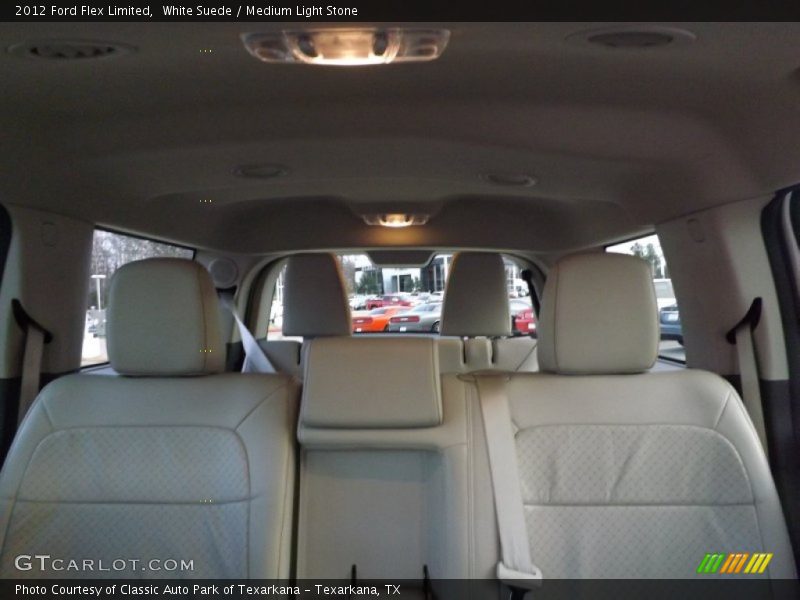 White Suede / Medium Light Stone 2012 Ford Flex Limited