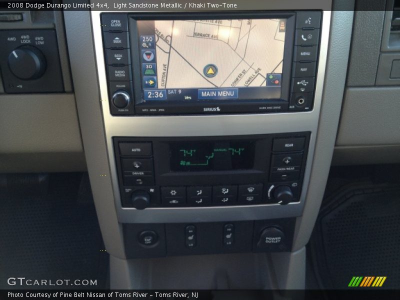 Light Sandstone Metallic / Khaki Two-Tone 2008 Dodge Durango Limited 4x4