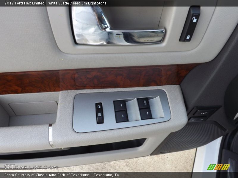 White Suede / Medium Light Stone 2012 Ford Flex Limited