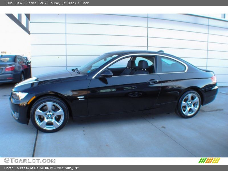 Jet Black / Black 2009 BMW 3 Series 328xi Coupe
