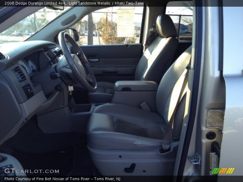 Light Sandstone Metallic / Khaki Two-Tone 2008 Dodge Durango Limited 4x4