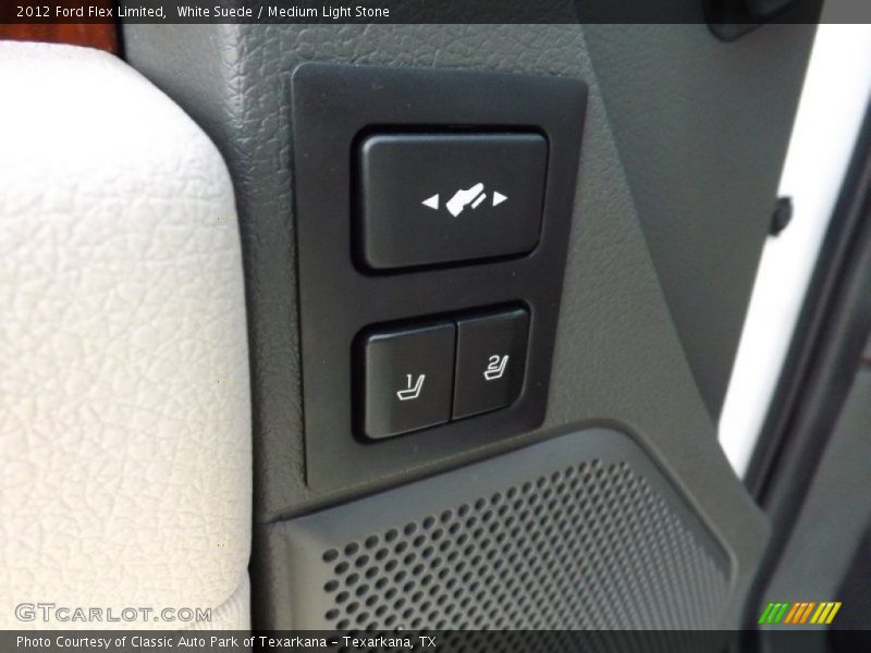 White Suede / Medium Light Stone 2012 Ford Flex Limited