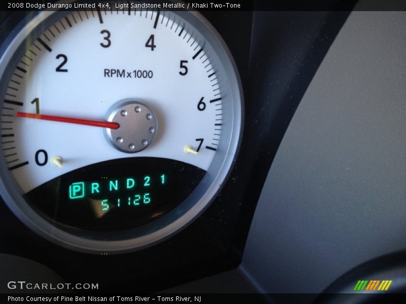 Light Sandstone Metallic / Khaki Two-Tone 2008 Dodge Durango Limited 4x4