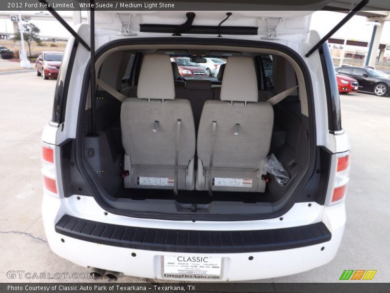 White Suede / Medium Light Stone 2012 Ford Flex Limited