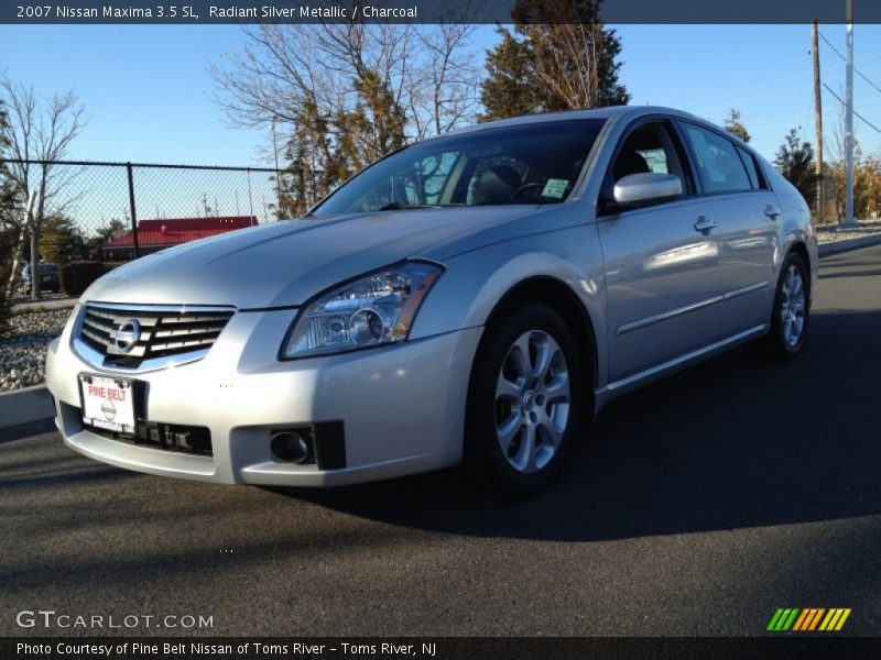 Radiant Silver Metallic / Charcoal 2007 Nissan Maxima 3.5 SL