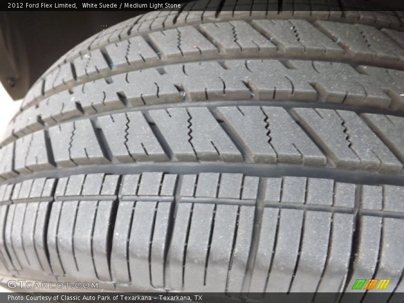 White Suede / Medium Light Stone 2012 Ford Flex Limited