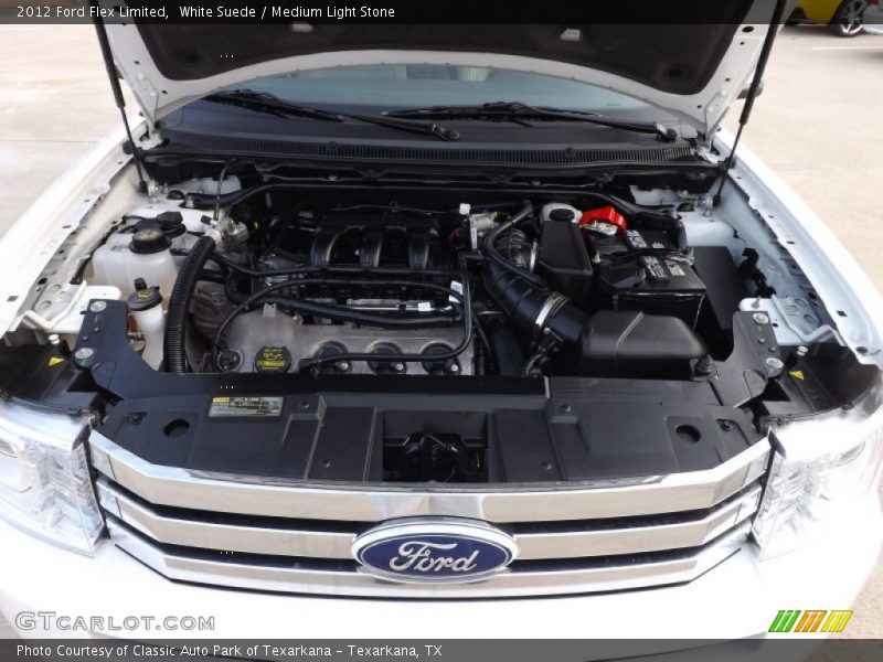 White Suede / Medium Light Stone 2012 Ford Flex Limited