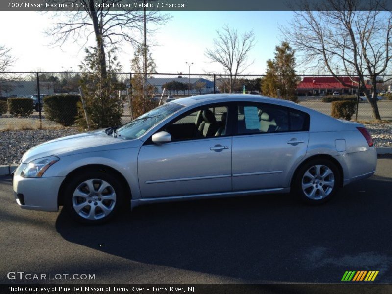 Radiant Silver Metallic / Charcoal 2007 Nissan Maxima 3.5 SL