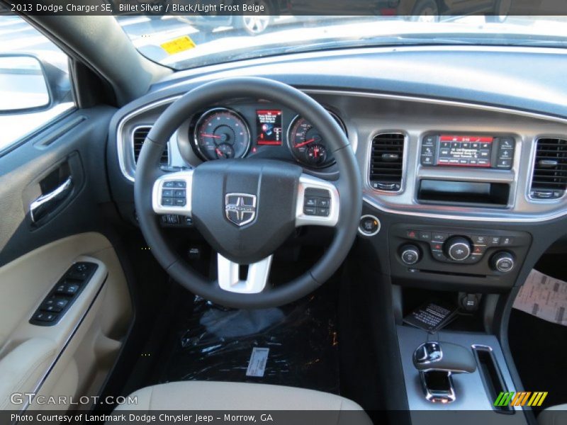 Billet Silver / Black/Light Frost Beige 2013 Dodge Charger SE