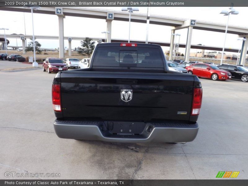 Brilliant Black Crystal Pearl / Dark Slate/Medium Graystone 2009 Dodge Ram 1500 TRX Crew Cab