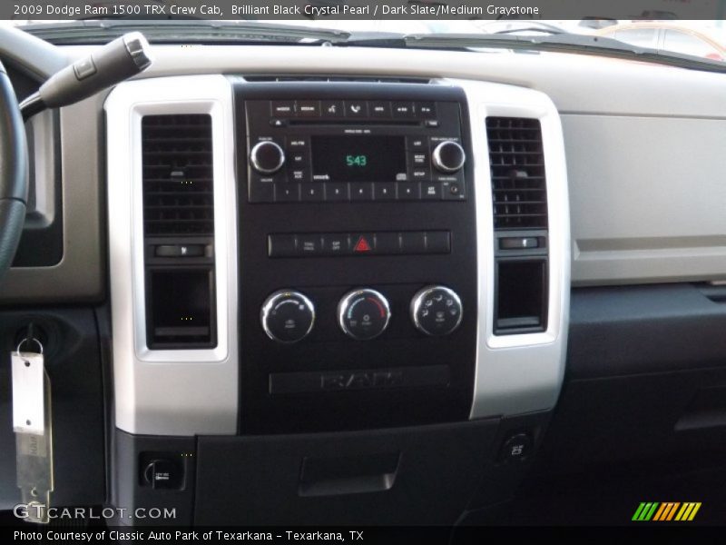 Brilliant Black Crystal Pearl / Dark Slate/Medium Graystone 2009 Dodge Ram 1500 TRX Crew Cab