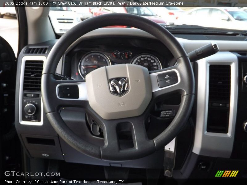 Brilliant Black Crystal Pearl / Dark Slate/Medium Graystone 2009 Dodge Ram 1500 TRX Crew Cab
