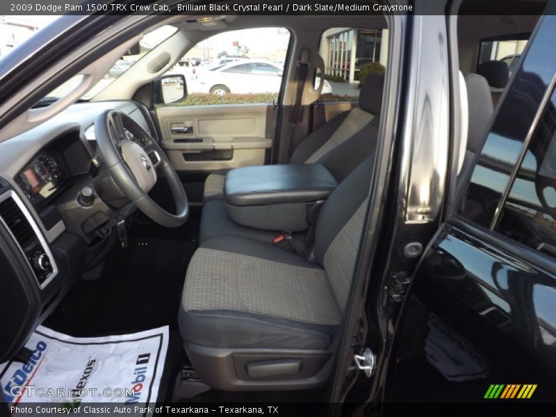 Brilliant Black Crystal Pearl / Dark Slate/Medium Graystone 2009 Dodge Ram 1500 TRX Crew Cab