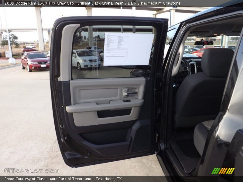 Brilliant Black Crystal Pearl / Dark Slate/Medium Graystone 2009 Dodge Ram 1500 TRX Crew Cab