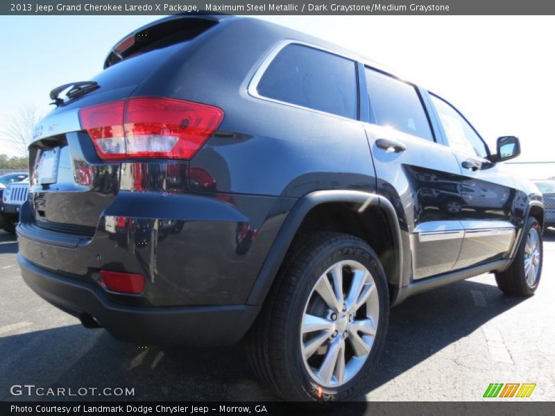 Maximum Steel Metallic / Dark Graystone/Medium Graystone 2013 Jeep Grand Cherokee Laredo X Package