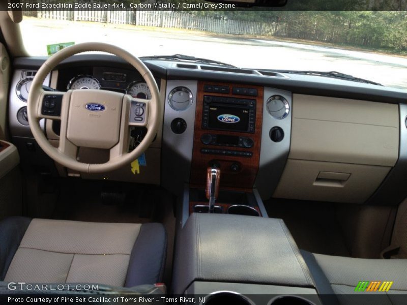 Carbon Metallic / Camel/Grey Stone 2007 Ford Expedition Eddie Bauer 4x4