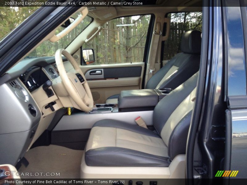 Carbon Metallic / Camel/Grey Stone 2007 Ford Expedition Eddie Bauer 4x4