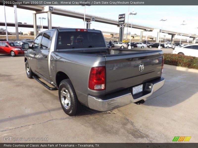 Mineral Gray Metallic / Dark Slate Gray/Medium Graystone 2011 Dodge Ram 1500 ST Crew Cab