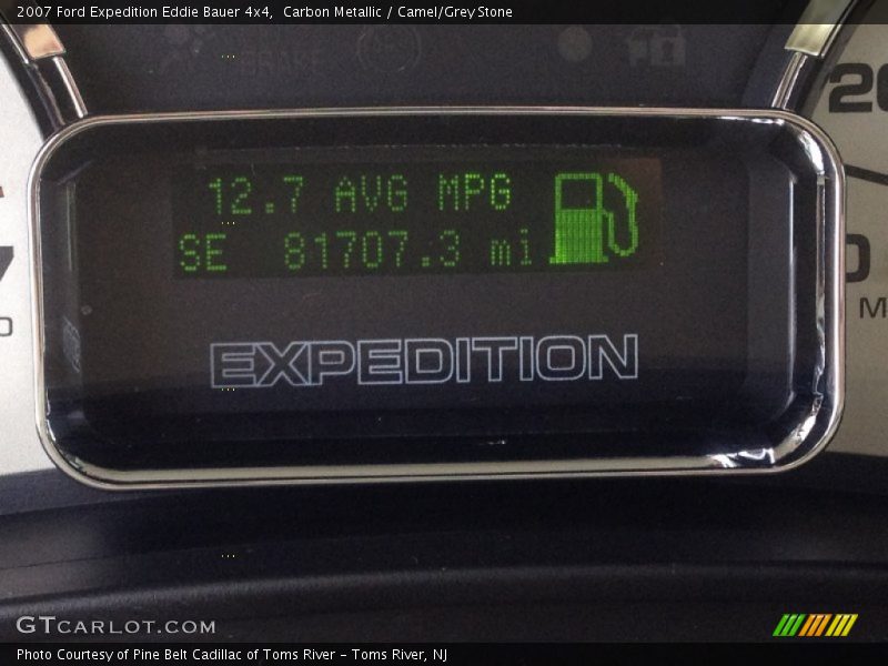 Carbon Metallic / Camel/Grey Stone 2007 Ford Expedition Eddie Bauer 4x4