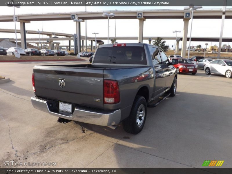 Mineral Gray Metallic / Dark Slate Gray/Medium Graystone 2011 Dodge Ram 1500 ST Crew Cab