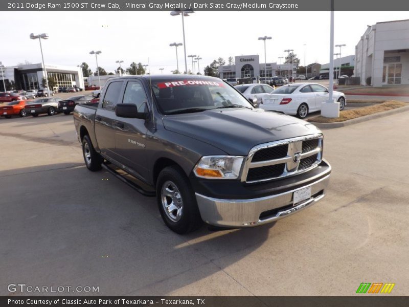 Mineral Gray Metallic / Dark Slate Gray/Medium Graystone 2011 Dodge Ram 1500 ST Crew Cab