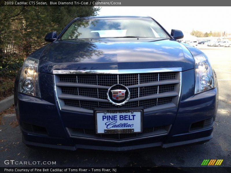 Blue Diamond Tri-Coat / Cashmere/Cocoa 2009 Cadillac CTS Sedan