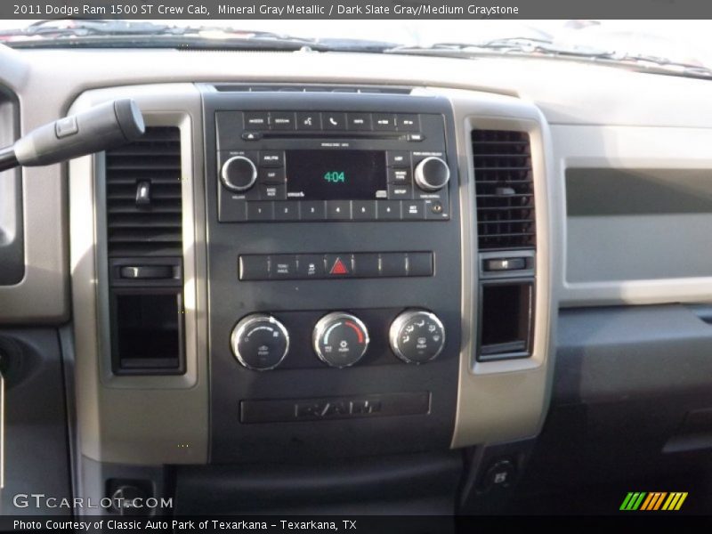 Mineral Gray Metallic / Dark Slate Gray/Medium Graystone 2011 Dodge Ram 1500 ST Crew Cab