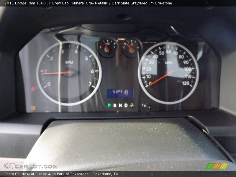 Mineral Gray Metallic / Dark Slate Gray/Medium Graystone 2011 Dodge Ram 1500 ST Crew Cab