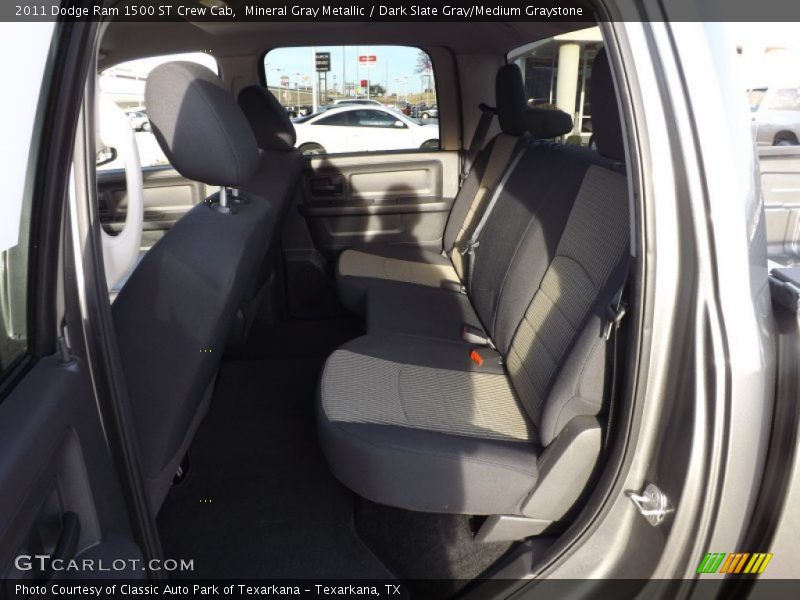 Mineral Gray Metallic / Dark Slate Gray/Medium Graystone 2011 Dodge Ram 1500 ST Crew Cab