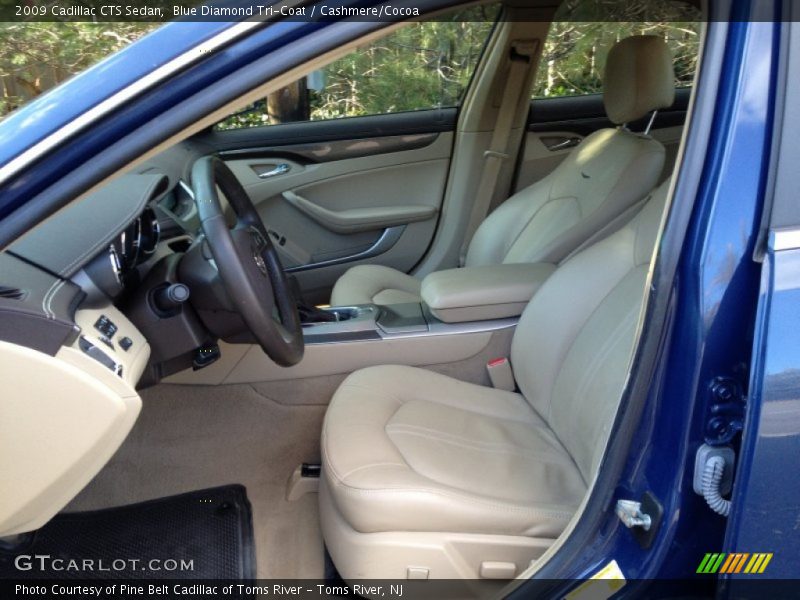 Blue Diamond Tri-Coat / Cashmere/Cocoa 2009 Cadillac CTS Sedan