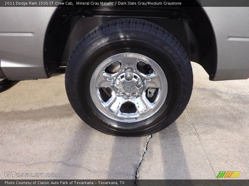 Mineral Gray Metallic / Dark Slate Gray/Medium Graystone 2011 Dodge Ram 1500 ST Crew Cab