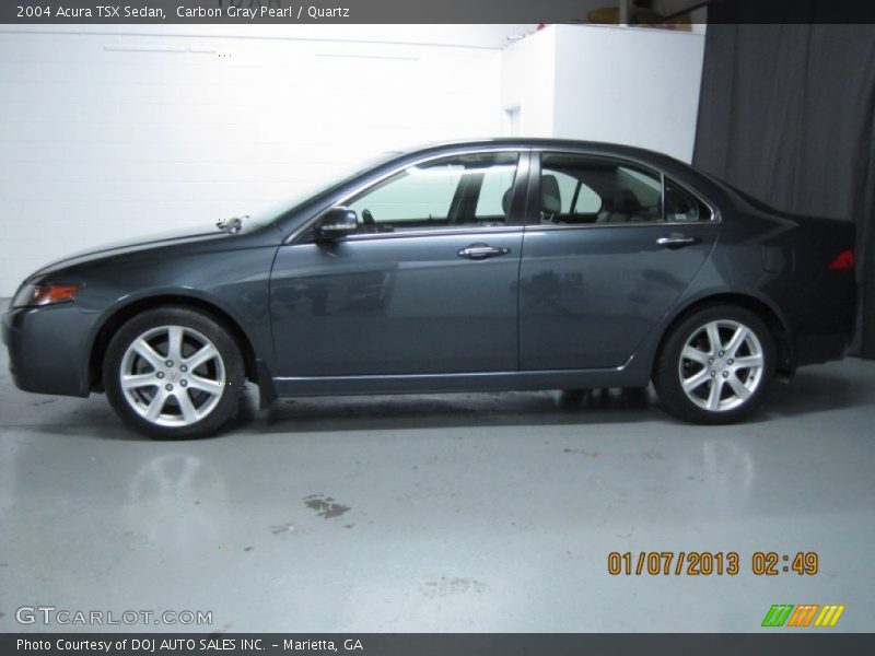 Carbon Gray Pearl / Quartz 2004 Acura TSX Sedan