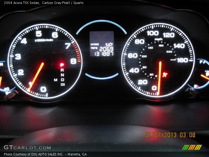 Carbon Gray Pearl / Quartz 2004 Acura TSX Sedan