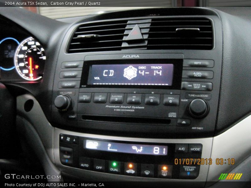 Carbon Gray Pearl / Quartz 2004 Acura TSX Sedan
