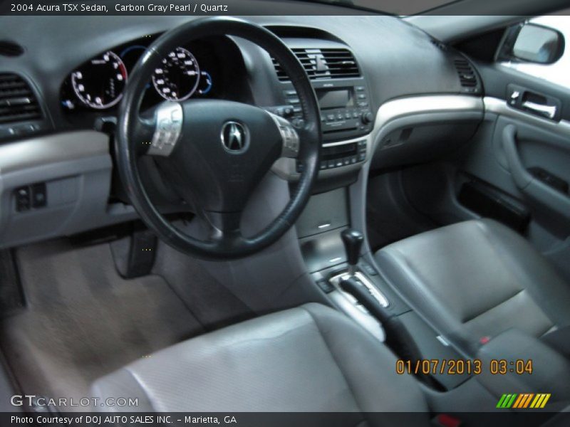 Carbon Gray Pearl / Quartz 2004 Acura TSX Sedan