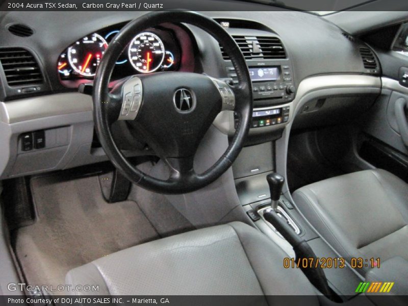 Carbon Gray Pearl / Quartz 2004 Acura TSX Sedan