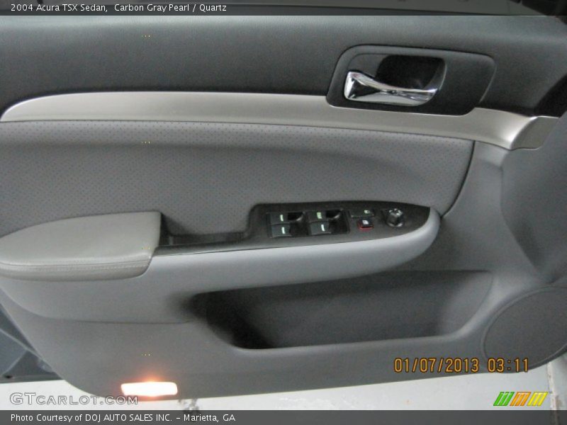 Carbon Gray Pearl / Quartz 2004 Acura TSX Sedan