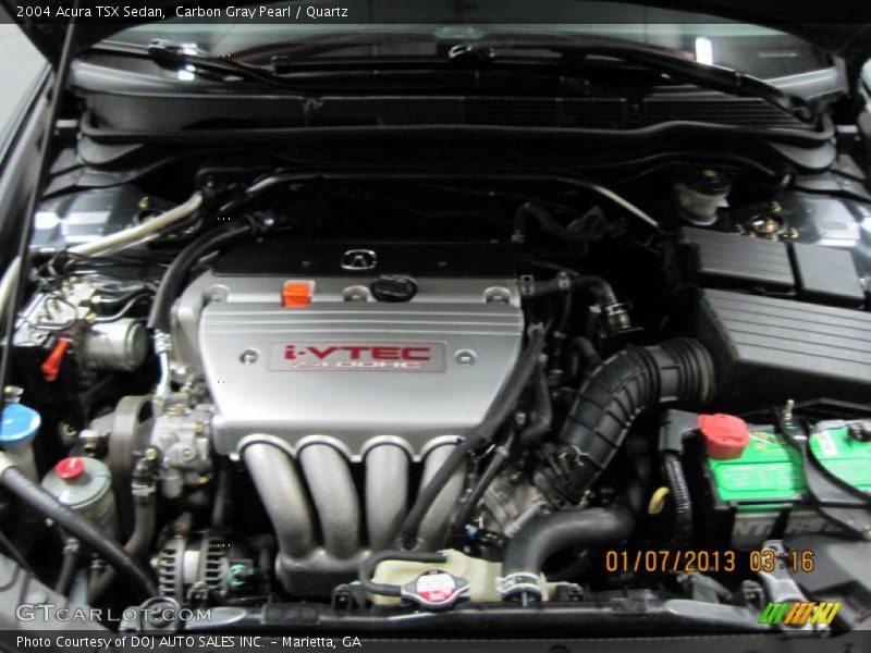 Carbon Gray Pearl / Quartz 2004 Acura TSX Sedan