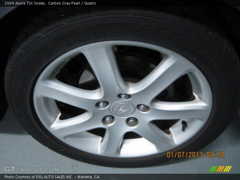 Carbon Gray Pearl / Quartz 2004 Acura TSX Sedan