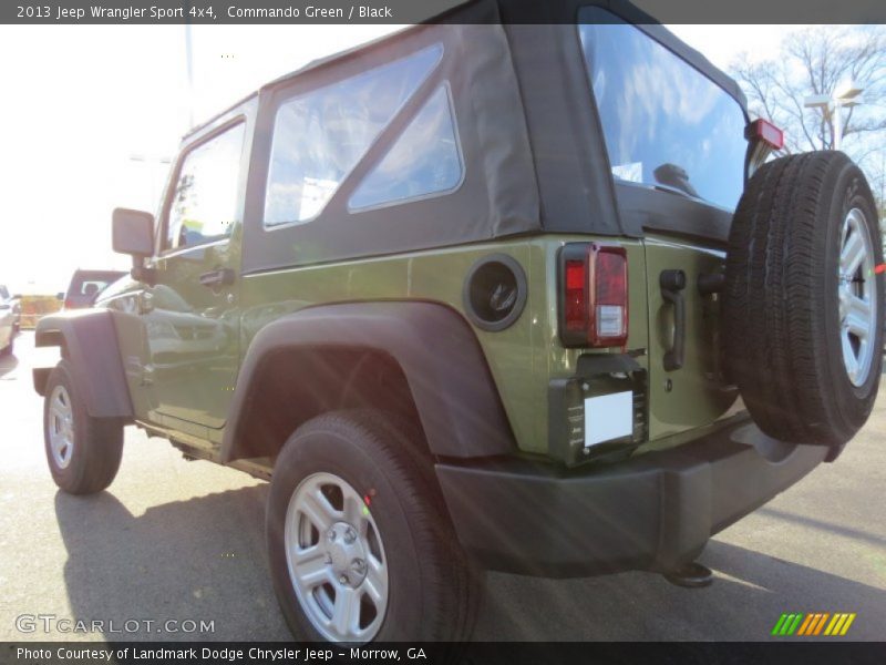 Commando Green / Black 2013 Jeep Wrangler Sport 4x4